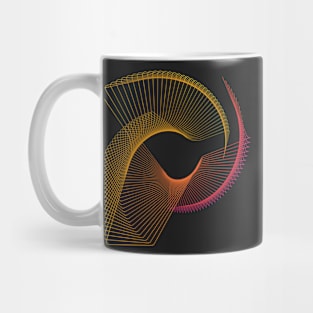 Minimal lineart geometric abstract Mug